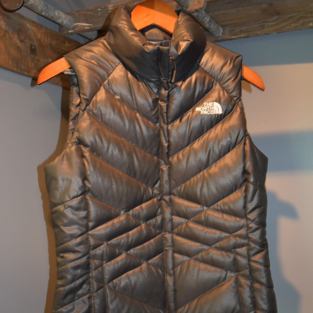 North Face Black Aconcagua Black Puffer Vest
